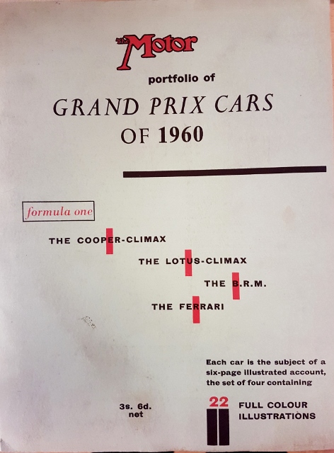Image for The Motor Portfolio of Grand Prix Cars of 1960: