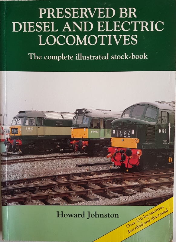 Image for Preserved BR Diesel and Electric Locomotives: The Complete Illustrated Stock-Book