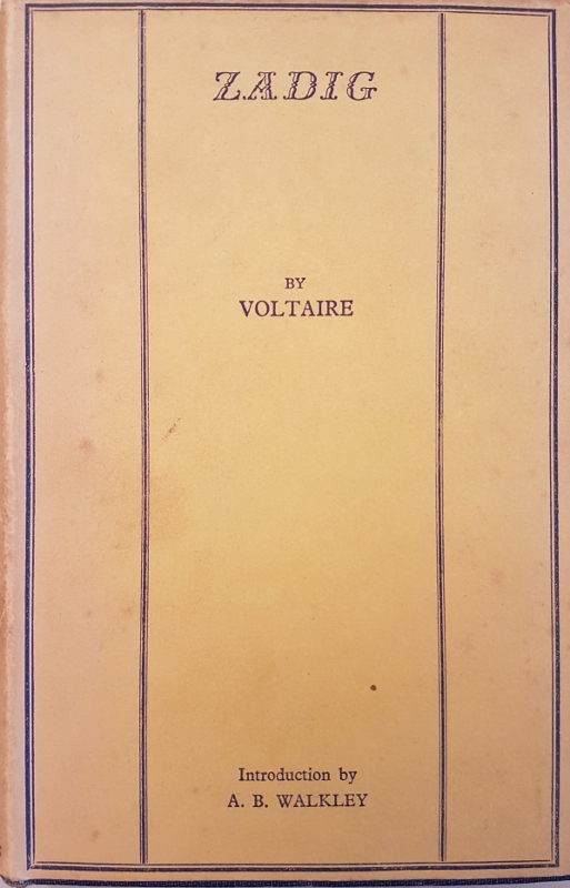 Image for Zadig;or,destiny an Oriental History.