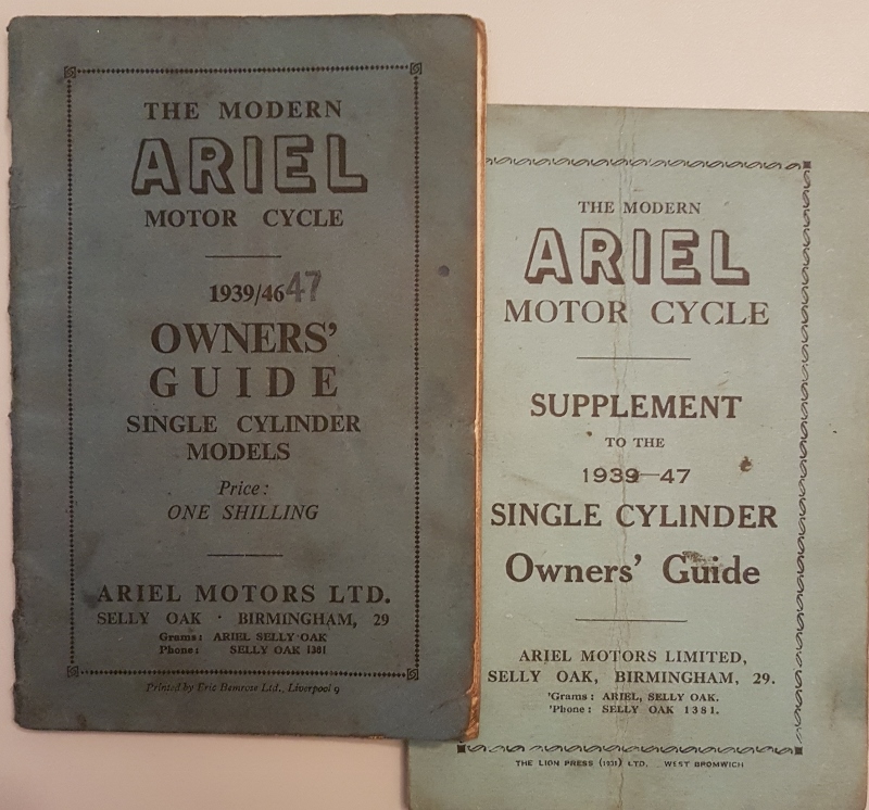 Image for The Modern Ariel Motor Cycle 1939-47 Owners' Guide Single Cylinder Models