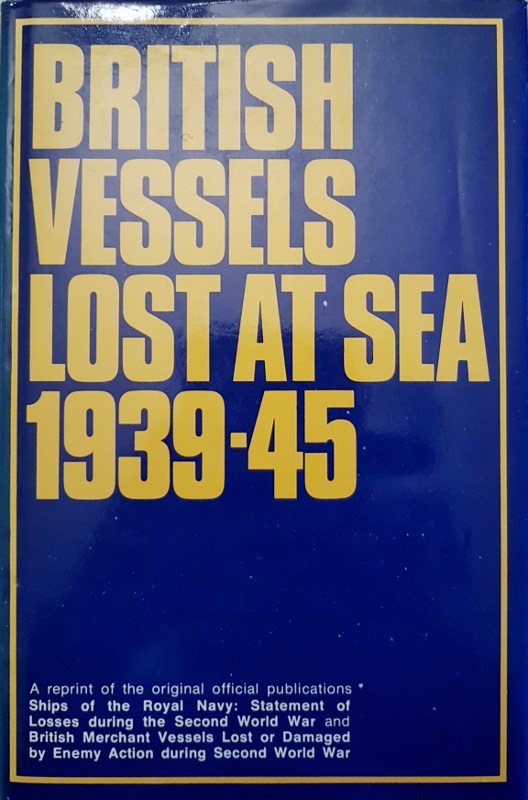 Image for British Vessels Lost at Sea 1939-45
